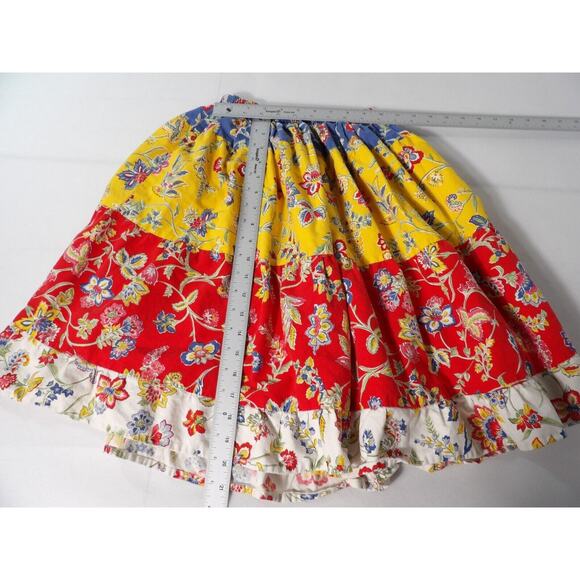 Saddle Ridge Vintage Collection Skirt Sz Small Floral Cottage Core Boho Elastic - Picture 6 of 12